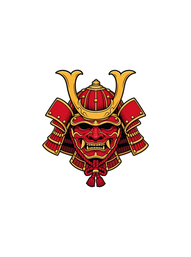 Kabuto Red Tattoo clean design