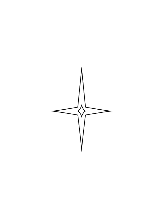 Minimalist North Star Inner Forearm Tattoo clean design