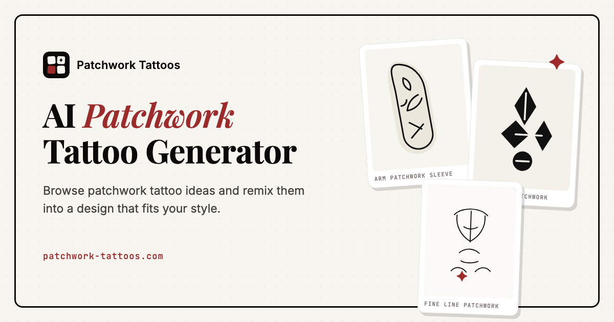 patchwork tattoos