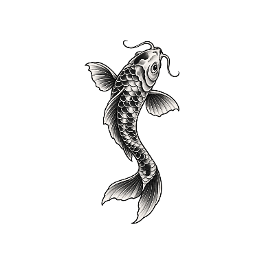 Old School Koi Forearm Tattoo planner element