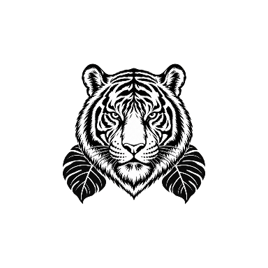 Blackwork Tiger Forearm Tattoo planner element