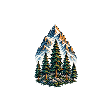 Illustrative Mountain Forearm Tattoo planner element