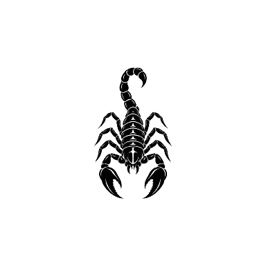 Blackwork Scorpion Inner Forearm Tattoo planner element