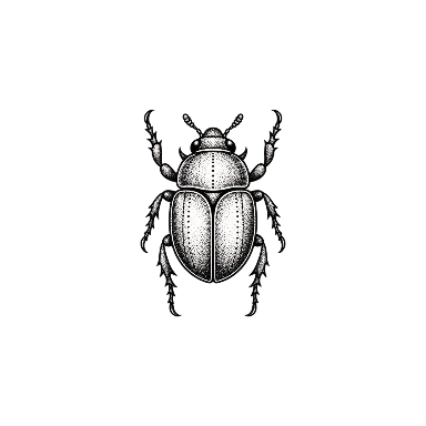 Dotwork Scarab Wrist Tattoo planner element