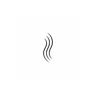 Minimalist Ripple Ankle Tattoo planner element