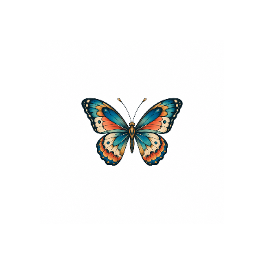 Illustrative Butterfly Ankle Tattoo planner element