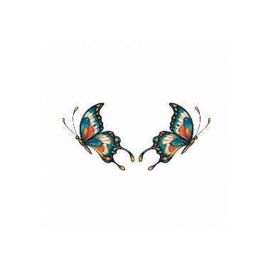 Illustrative Butterfly Lower Back Tattoo planner element