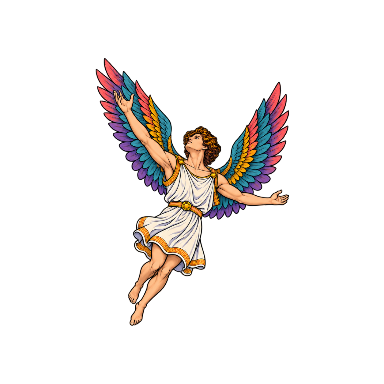 Icarus Rising Wings Tattoo planner element