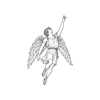 Icarus Reaching Skyward Tattoo planner element