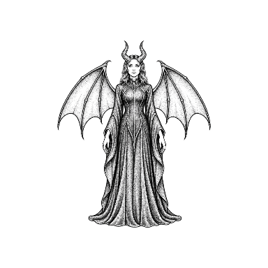 Succubus Guardian Wings Tattoo planner element