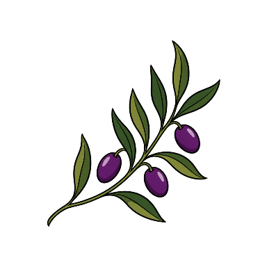 Green Olive Branch Tattoo planner element