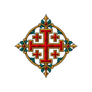 Jewel Jerusalem Cross Tattoo planner element