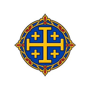 Blue Jerusalem Cross Roundel Tattoo planner element