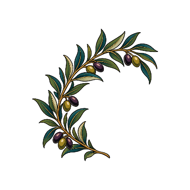 Olive Branch Arc Tattoo planner element