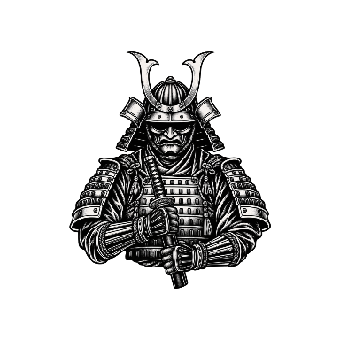 Samurai Bust Tattoo planner element