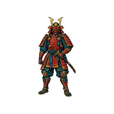 Samurai Standing Tattoo planner element