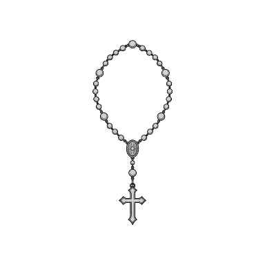 Rosary Cross Tattoo planner element