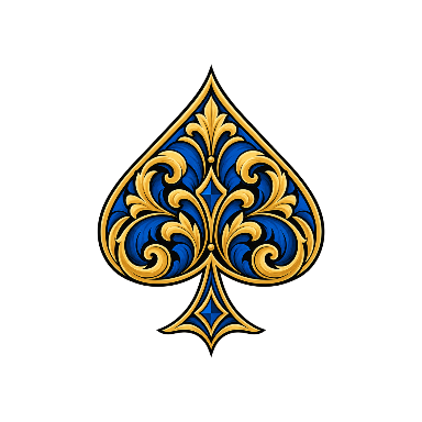 Spade Blue Tattoo planner element