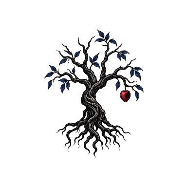 Poison-Tree Emblem with a Black Trunk Tattoo planner element