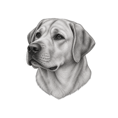Micro Realism Labrador Retriever Tattoo planner element